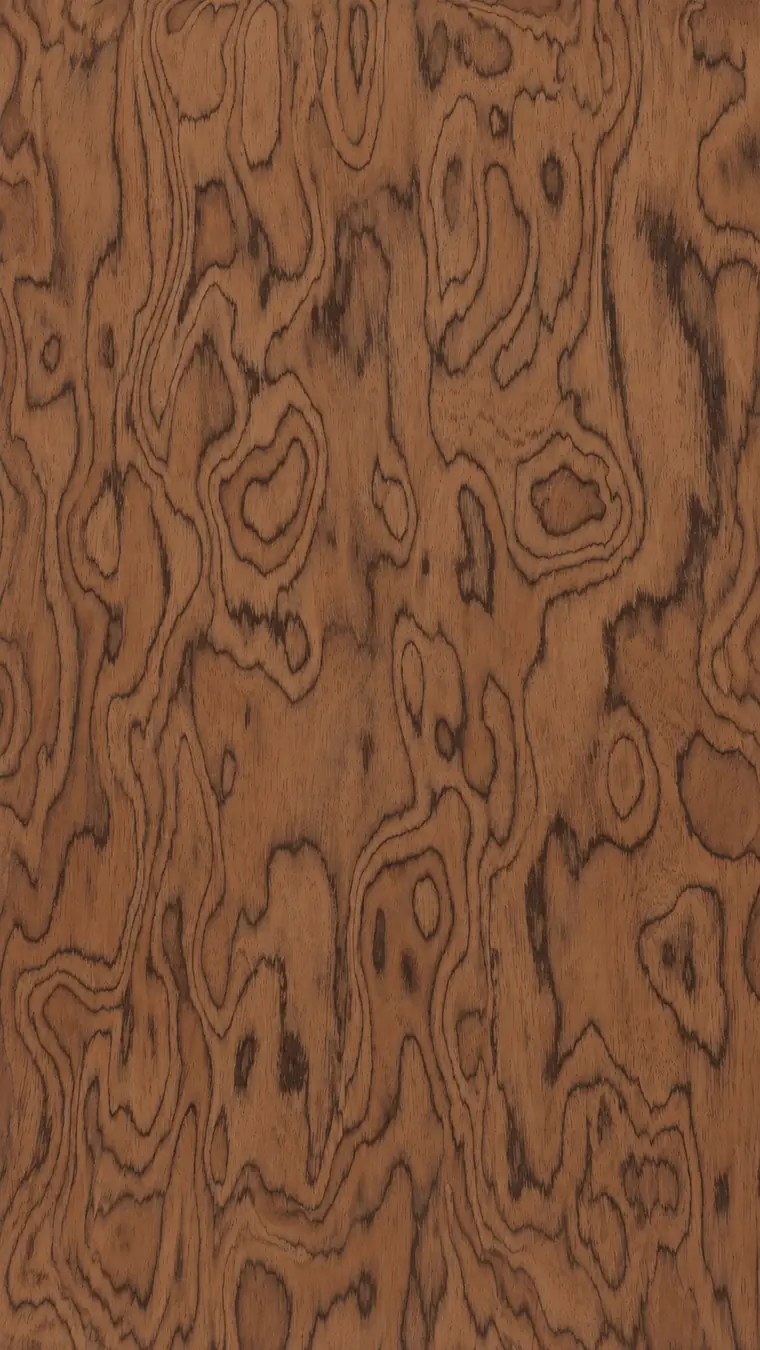 Lembar veneer kayu asli Lamina Brown Gothic