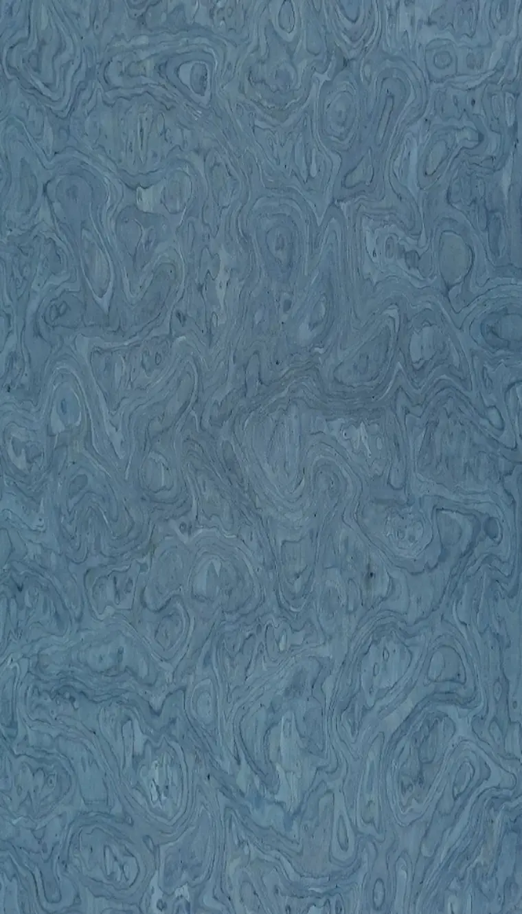 Lembar veneer kayu asli Lamina Light Blue Burl 4148